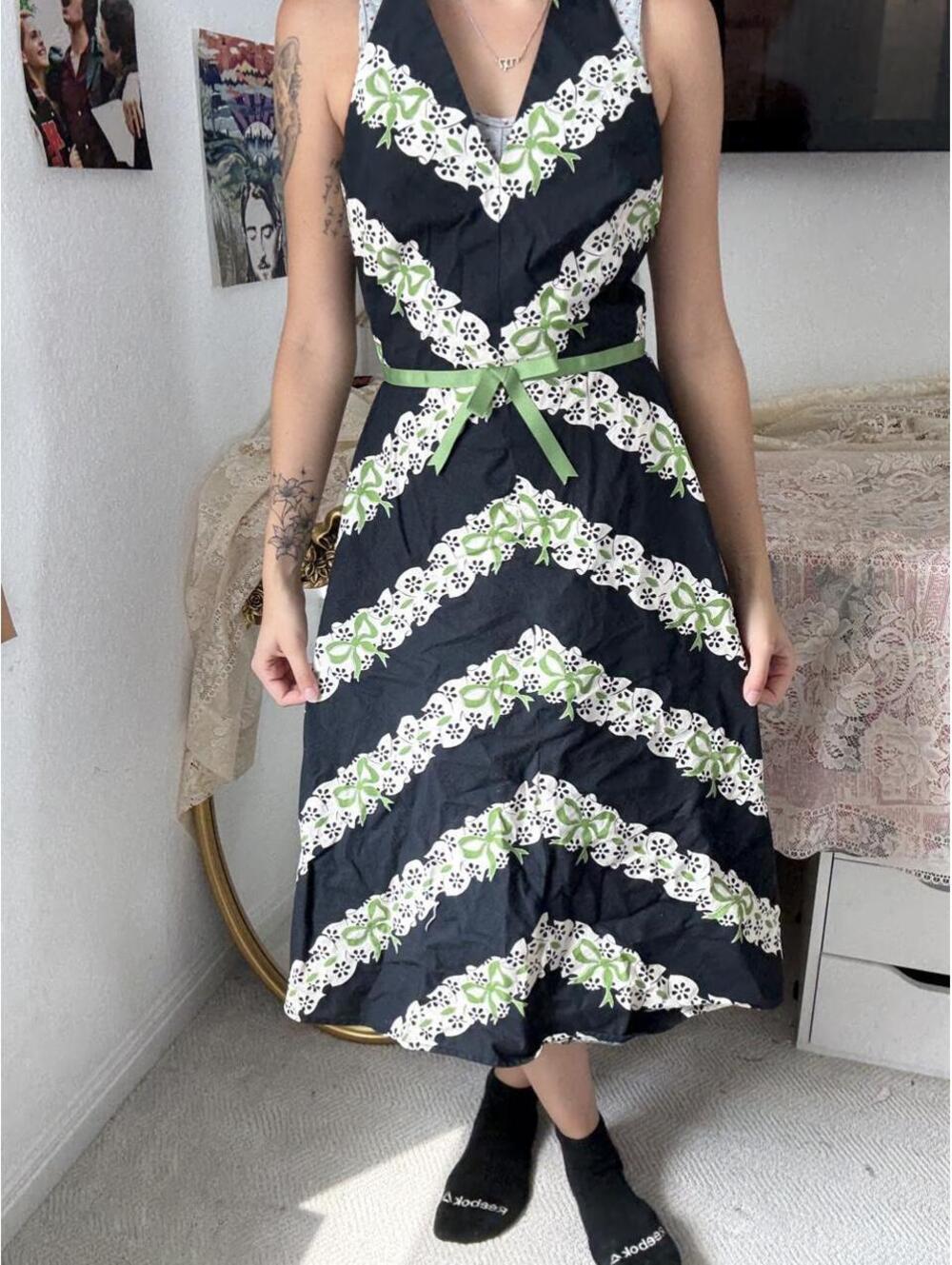 Victoria's Secret Women's Black and Multi Dress